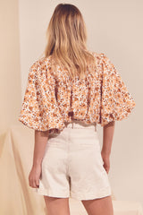 BIRDIE BLOUSE - BILLIE PRINT