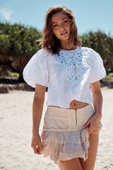 Bardot Top- White~ Free People