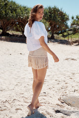 Bardot Top- White~ Free People