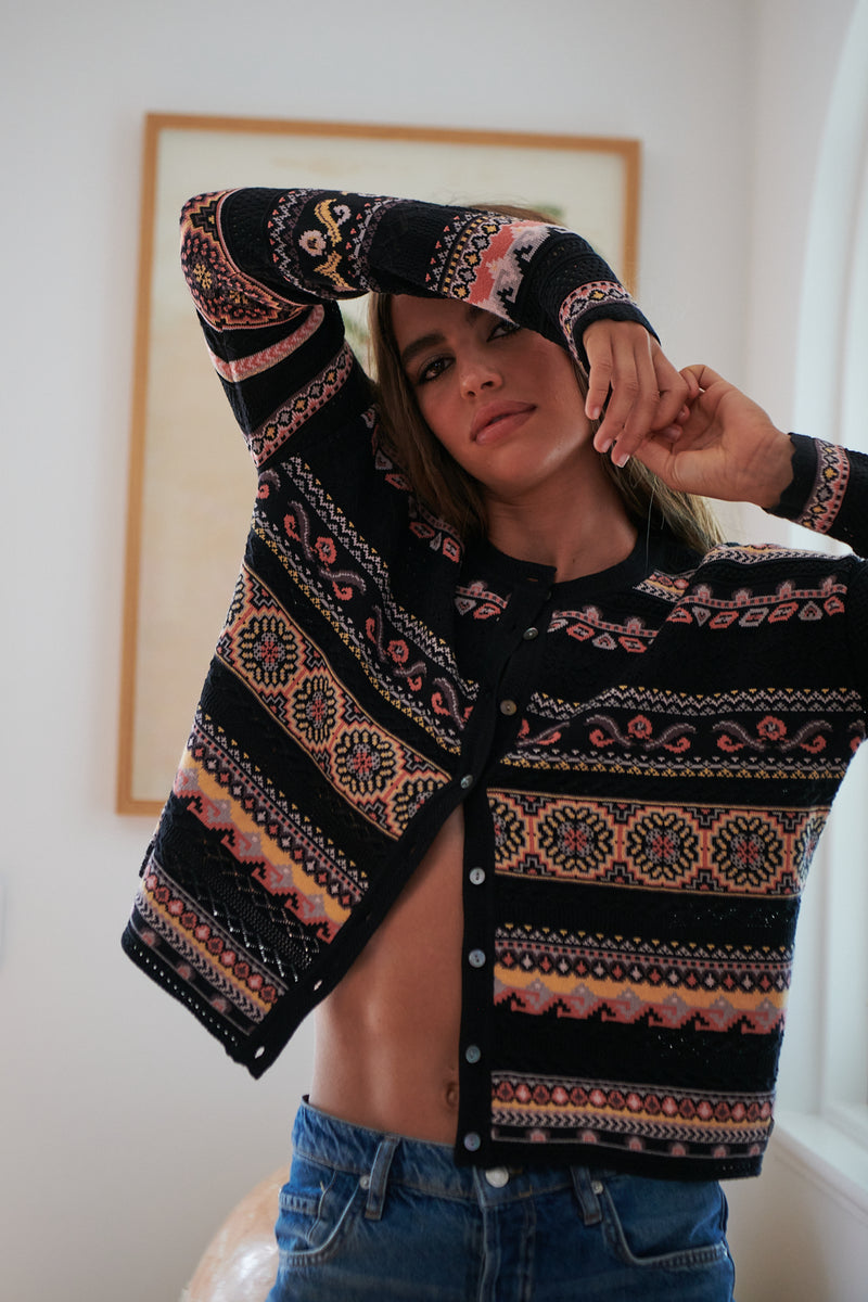Tuva Cardigan - Black