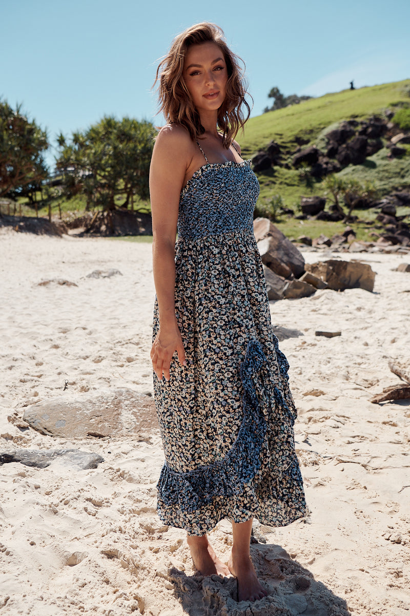 One i love dress- Denim Combo ~ Free People