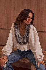 Iggie Embroidered Top ~ Free People