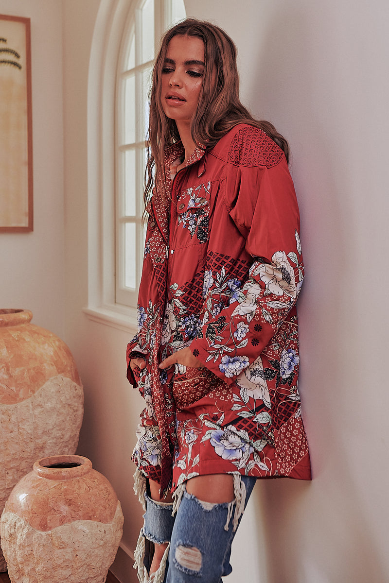 Royal Crane Jacket  ~ Johnny Was