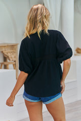 Rey Blouse  - Black
