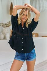 Rey Blouse  - Black