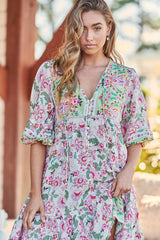 Monday Midi Dress - Sakura