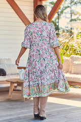 Monday Midi Dress - Sakura