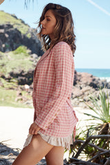 Olivia Gingham Blazer ~ Free People