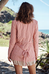 Olivia Gingham Blazer ~ Free People