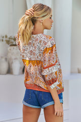 Henley Blouse - Quincy