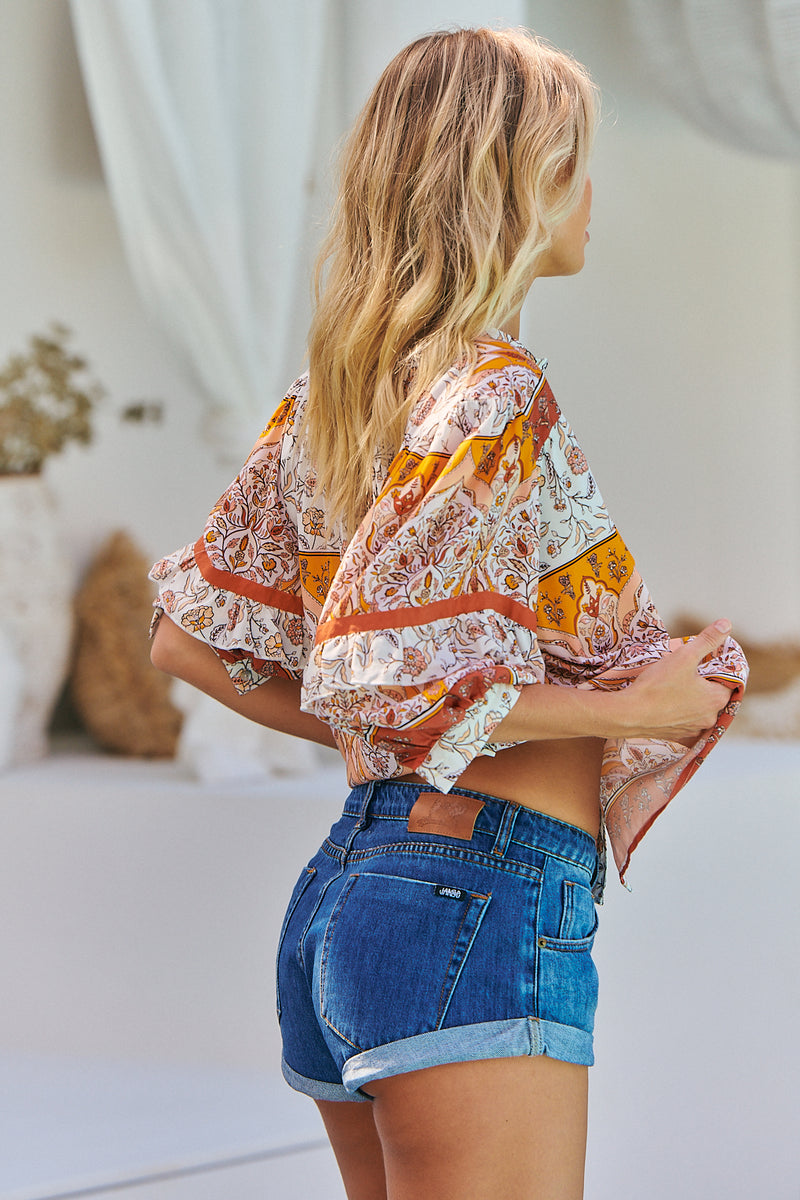 Henley Blouse - Quincy