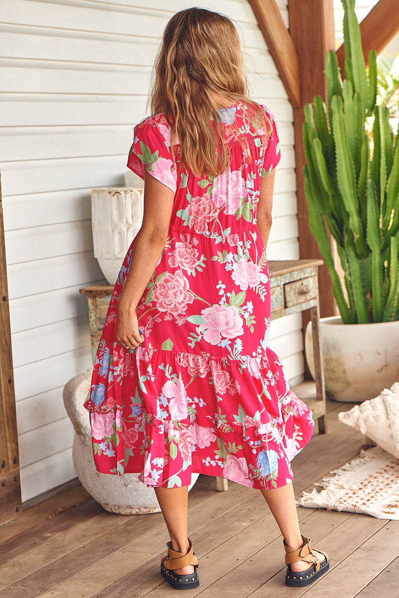 Slate Dress -  Cerise