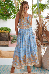 Sorrento Maxi Dress - Enchanted Garden