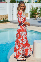 Berry Maxi Dress - St Tropez