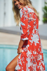 Berry Maxi Dress - St Tropez