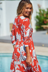 Berry Maxi Dress - St Tropez