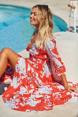 Berry Maxi Dress - St Tropez
