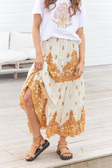 Riya Maxi Skirt - Sundown