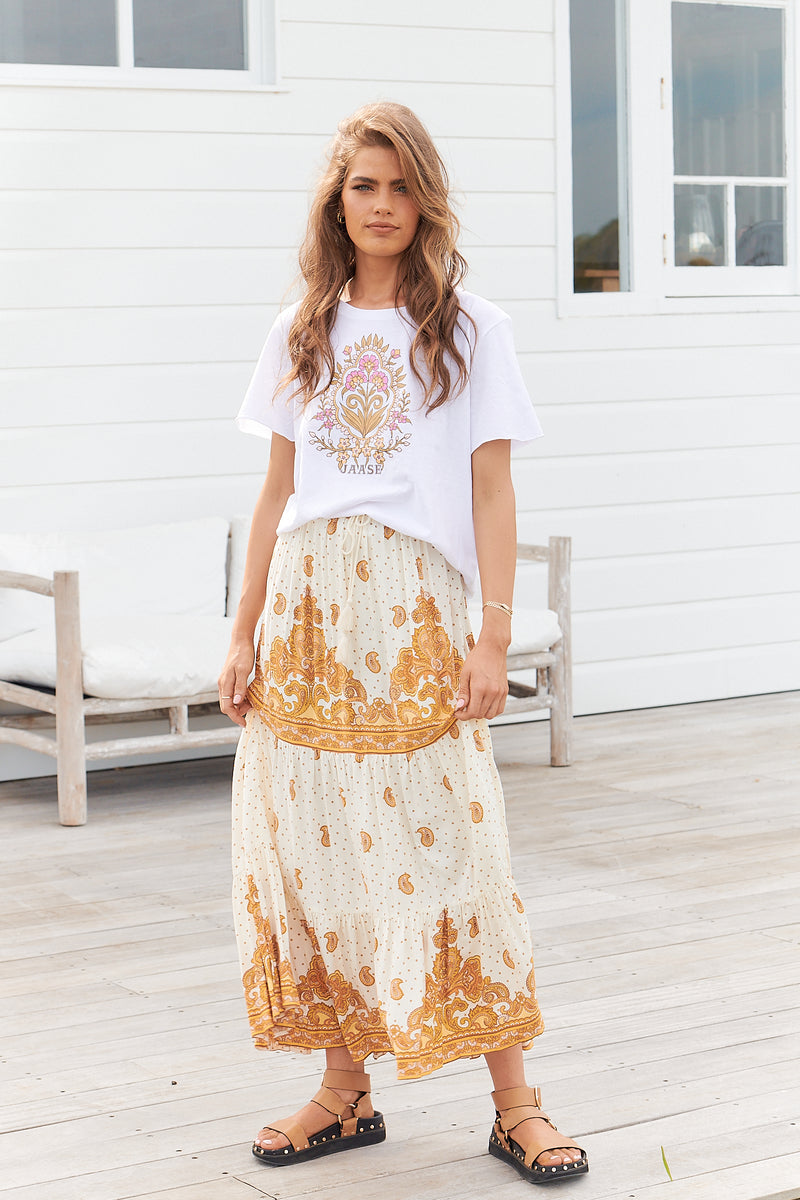 Riya Maxi Skirt - Sundown