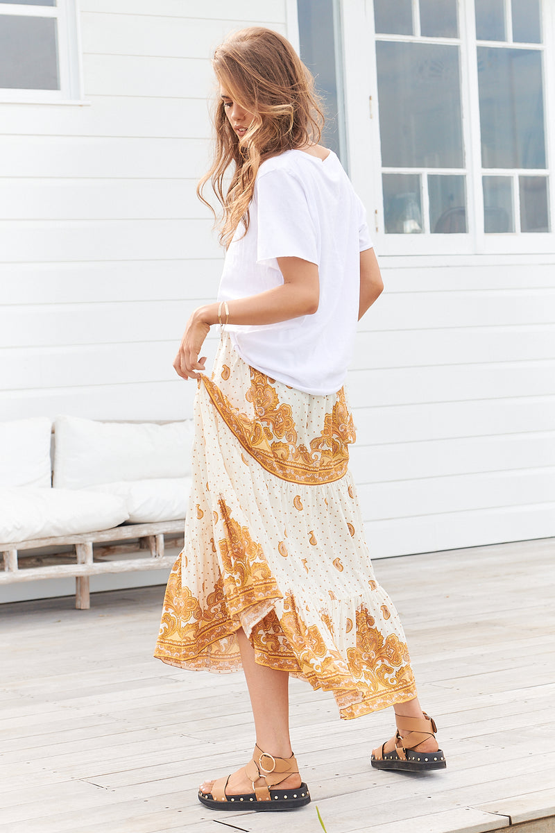 Riya Maxi Skirt - Sundown