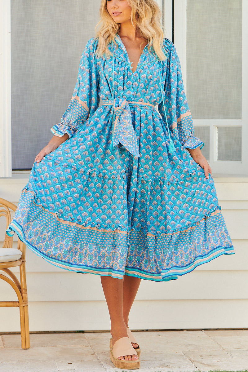 Briana Dress - Sea Eden