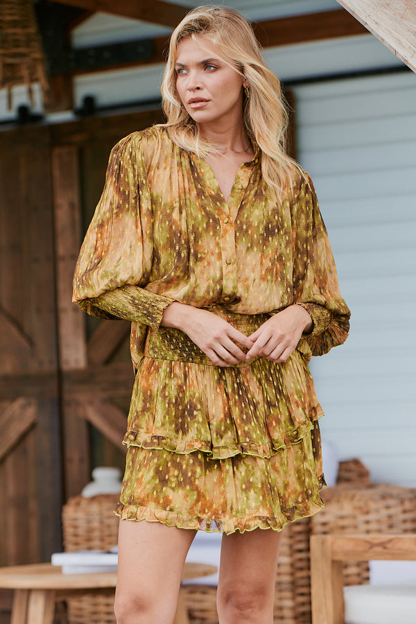 Midsummer Haze Sheer Mini Skirt ~ MOS the label