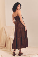 BAMBI MAXI Dress - Chocolate