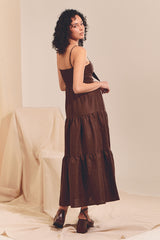 BAMBI MAXI Dress - Chocolate