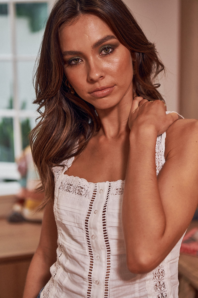 Maggie Lace Tank ~ Free People