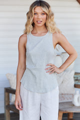 Frankii Tank Top -  Grey Marle