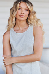 Frankii Tank Top -  Grey Marle