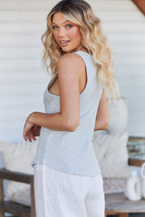 Frankii Tank Top -  Grey Marle