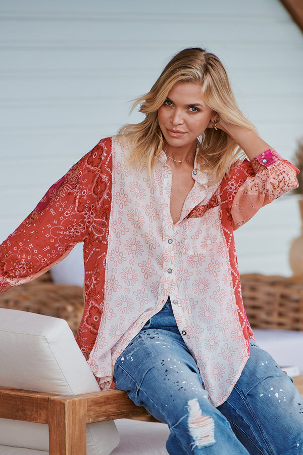 Sun Valley Bandana Tunic~ Free People