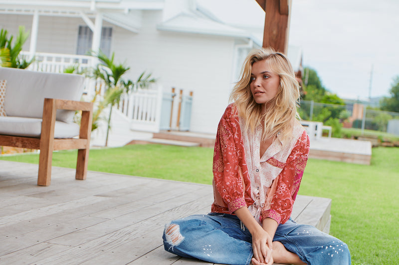 Sun Valley Bandana Tunic~ Free People