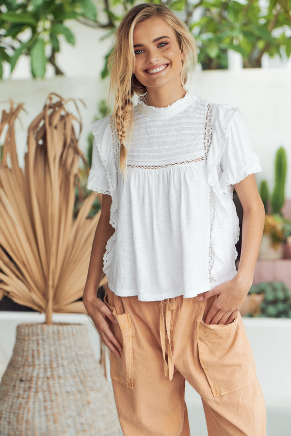 Le Femme Tee - White