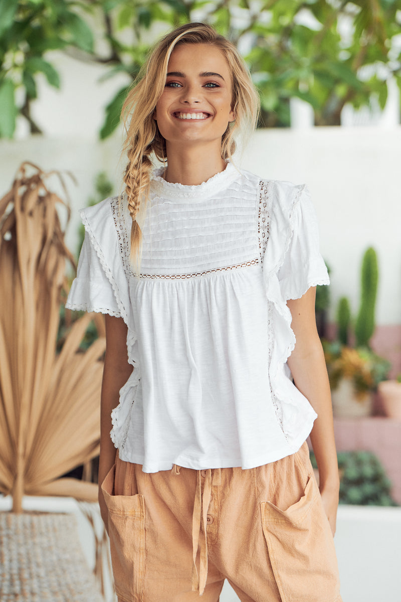 Le Femme Tee - White