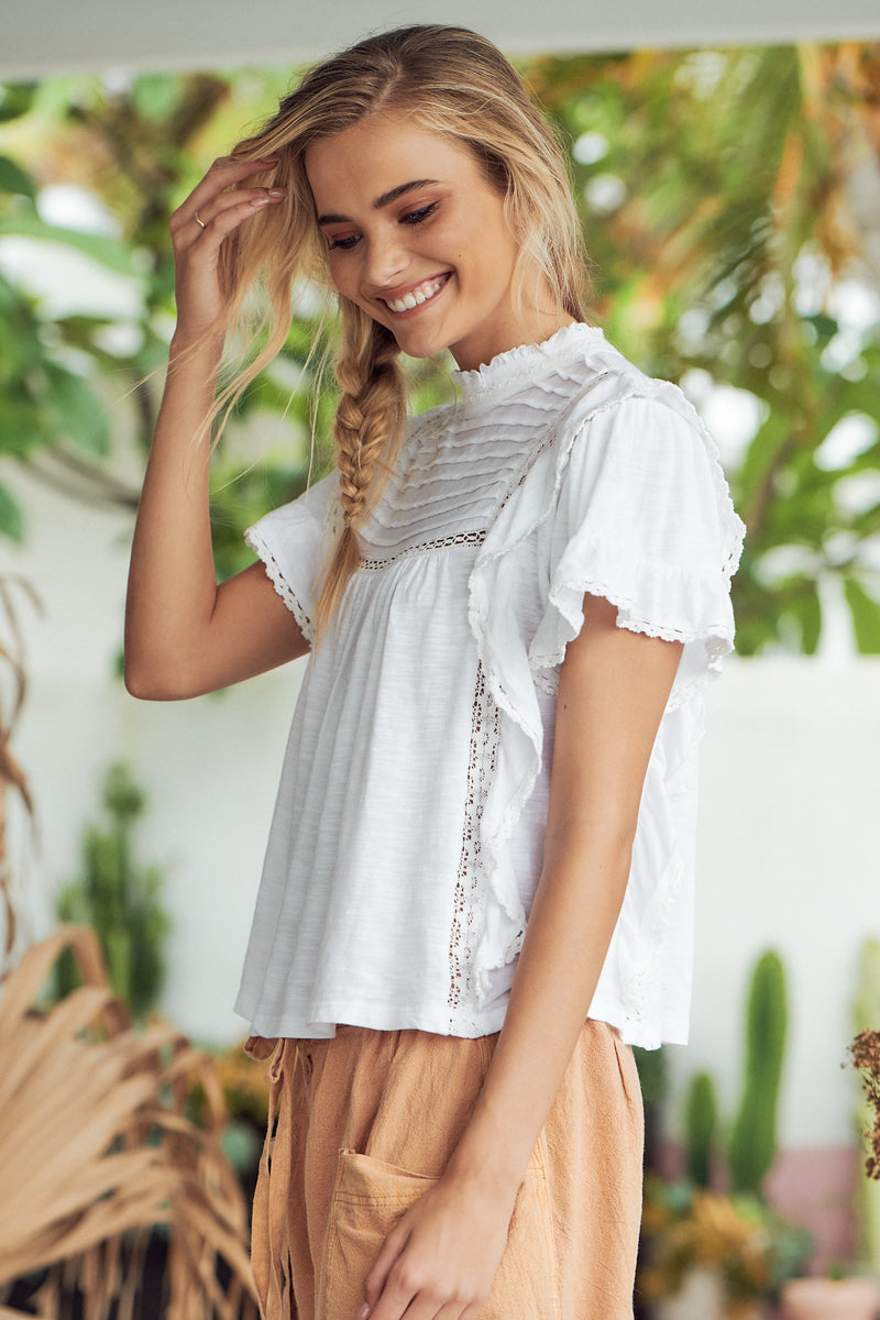 Le Femme Tee - White