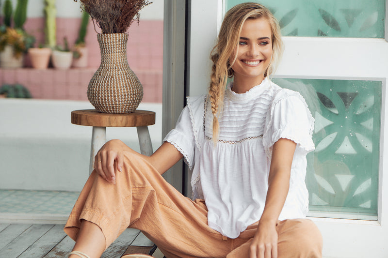 Le Femme Tee - White