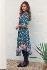 Jasmine Midi Dress - Posy