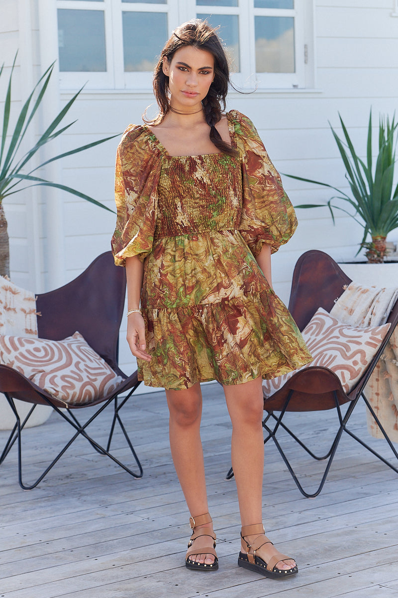 Re-Rooted Nature Mini Dress ~ Ministry of Style