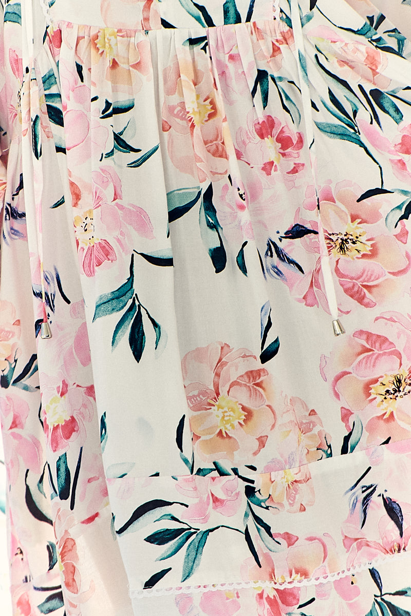 Adela Mini Dress - Peony Princess