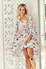 Adela Mini Dress - Peony Princess