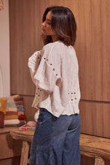 Kizzy Embroidered Top ~ Free People