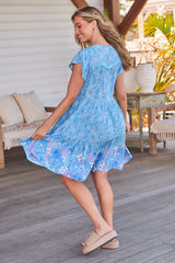 Tracey Dress - Pompeii Blue