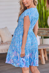 Tracey Dress - Pompeii Blue