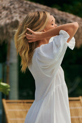 Jones Mini Dress - White Quincy