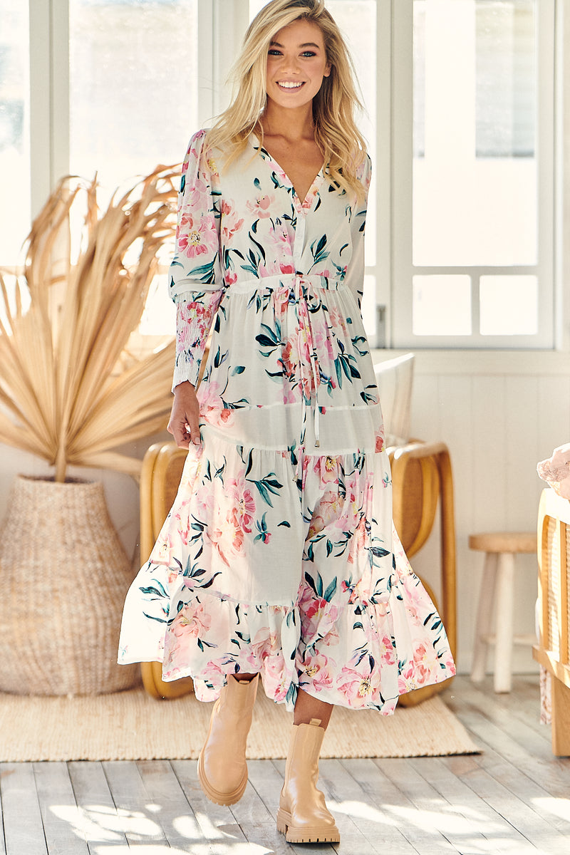 Stephanie Maxi - Peony Princess