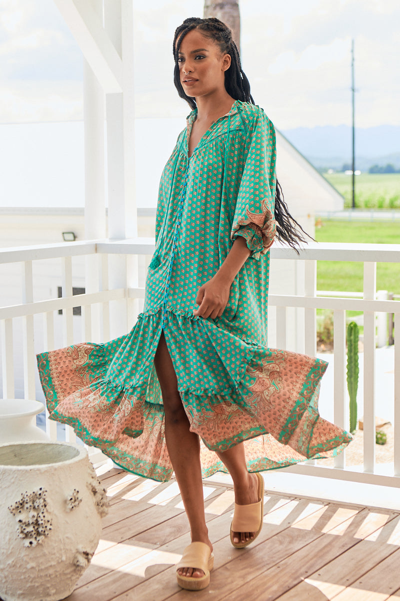 Briana Dress - Jade