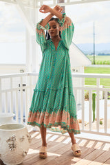Briana Dress - Jade