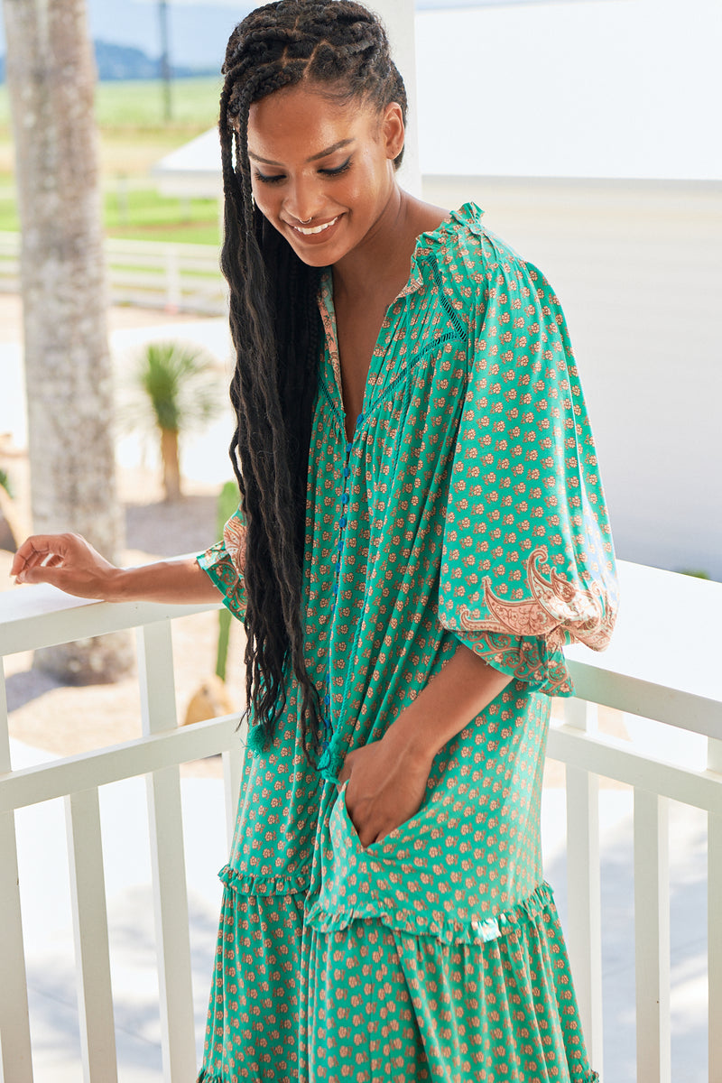 Briana Dress - Jade